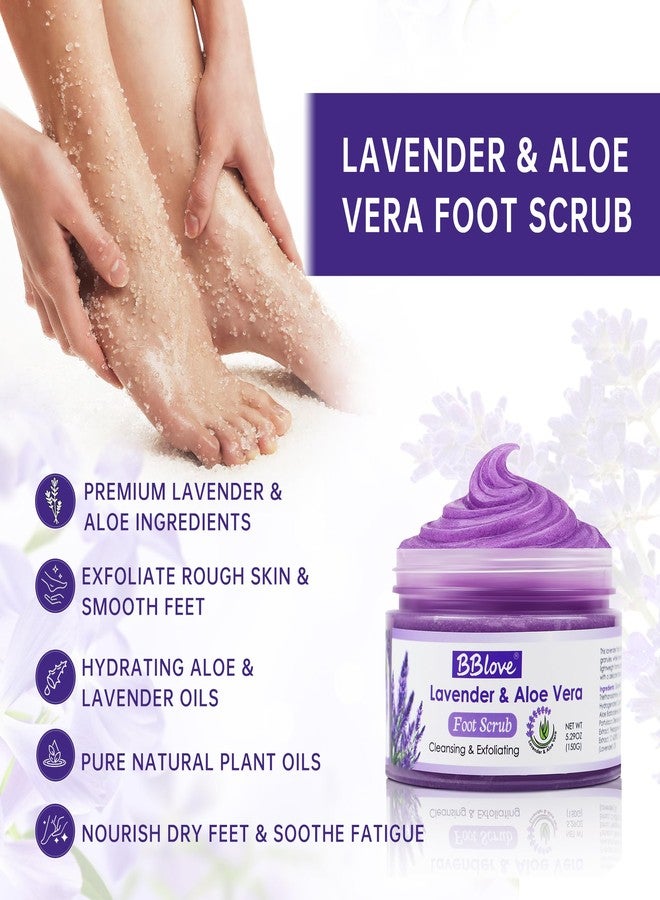 BBLOVE Lavender Foot Soak Set - Moisturizing Gel Socks, Foot File,Salt, Scrub, Foot Cream-5-in-1 Spa Care Kit & Cracked Heel Treatment, Exfoliating Dead Skin Repair Care Gift Set for Him and Her - Image 3